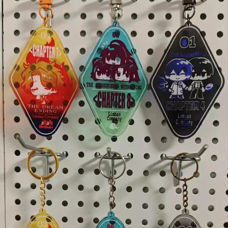 

Брелок для косплея игры Limbus Company, кавайный акриловый кулон, брелок для ключей, сумка, аксессуары, орнамент, реквизит
