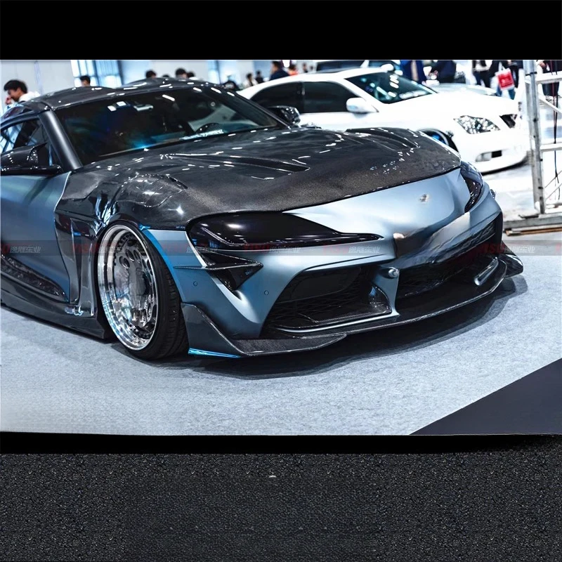 High Quality Suitable for SUPRA A90 Modified Carbon Fiber Engine Cover Hood 2