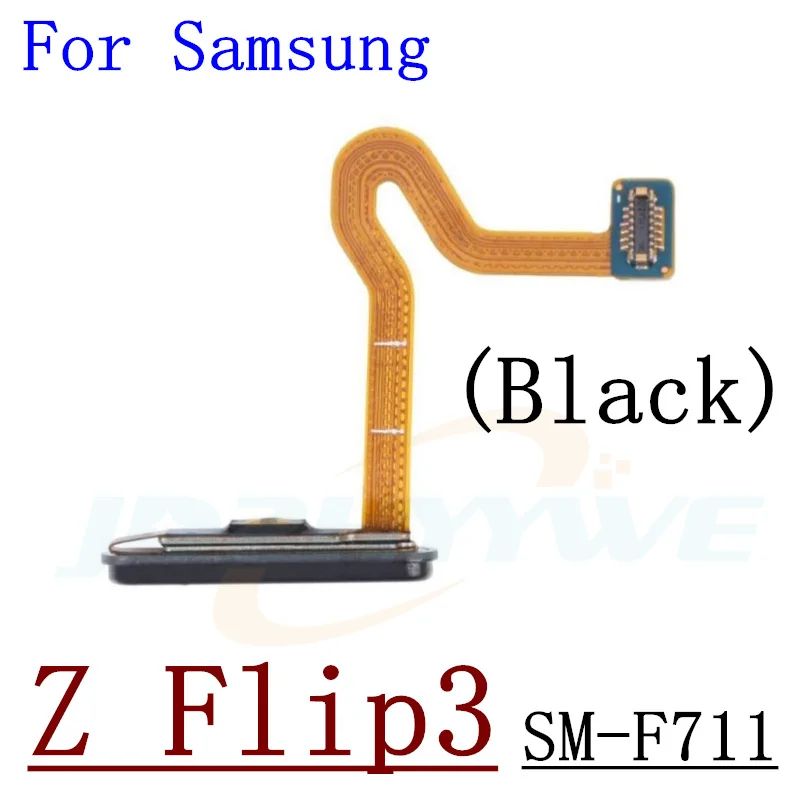 Fingerprint Sensor Scanner For Samsung Galaxy Z Flip 3 4 Flip3 5G Flip4 Touch ID Connect Home Button Flex Cable Parts