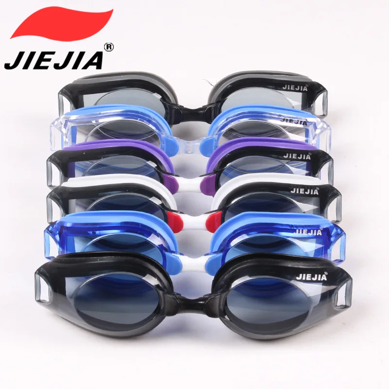 Summer swimming goggles Beach swimming pool adult flat light swimming goggles H100 silicone adjustable waterproof and anti fog s