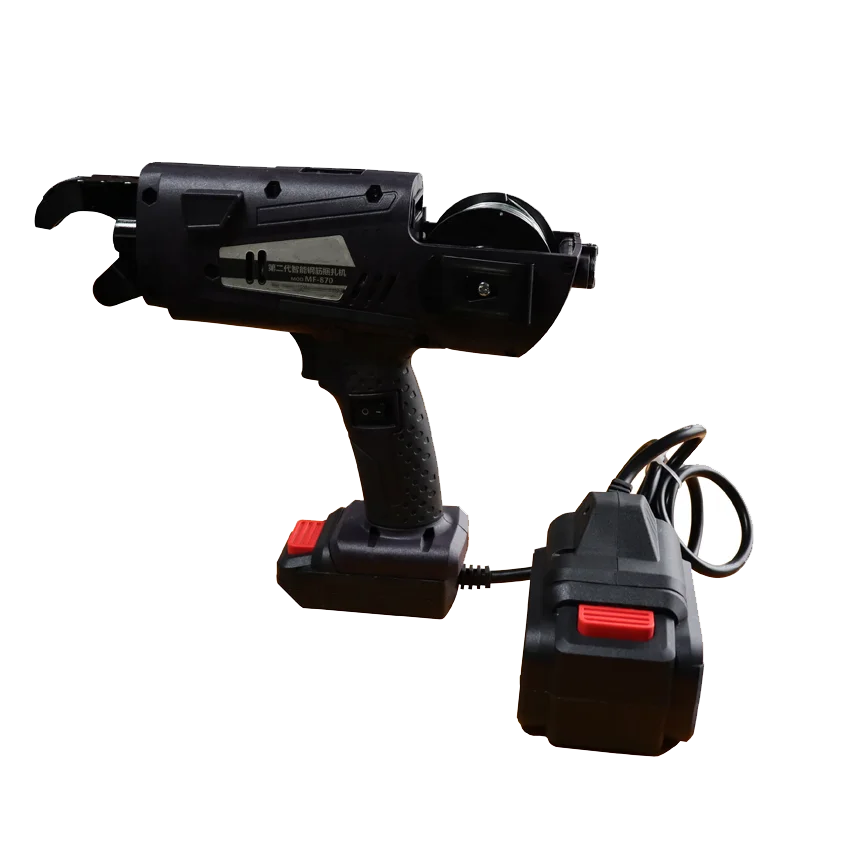 Máquina de amarre giratorio de barras de refuerzo de alambre automático de encuadernación manual de 20258-34mm herramientas de construcción máquina atadora de barras de refuerzo
