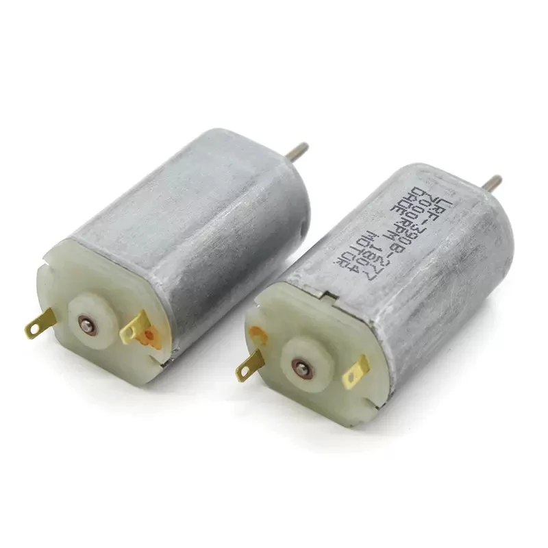 2pcs LRF-390B-277 Motor Manual DC 8V 7000rpm 10500rpm Micro Motor Metal Long Shaft DIY Assembly Model Toy Accessories 390