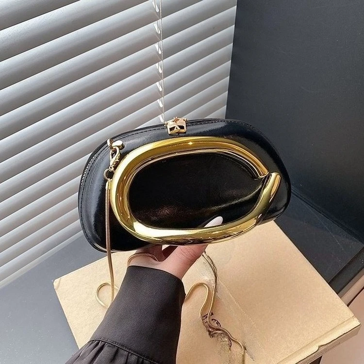 

2026 Trendy Chain Bag Mini Crossbody Purse, Vintage Metal Strap Shoulder Bag for Women, Fashionable Daily Use Bag for Women