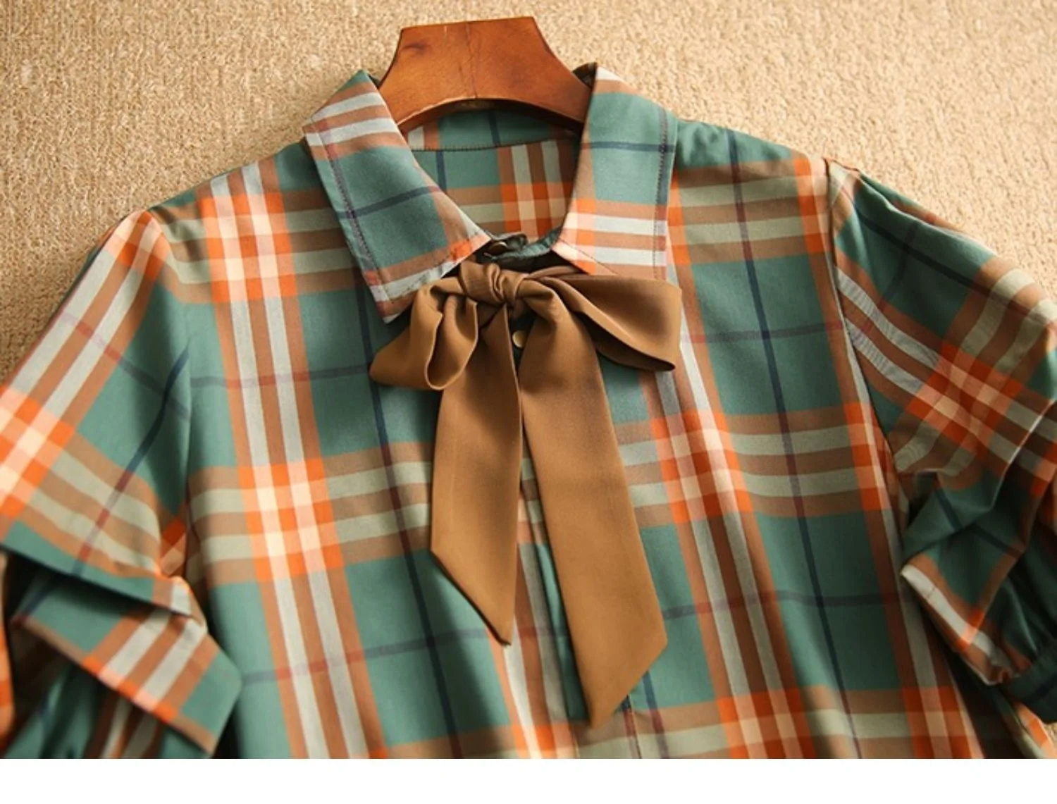 Halflange jurk damesjurken A-lijn geruite hoge taille vestidos streetwear korte mouw elegante hoge taille Y2k werk zomer 2025,