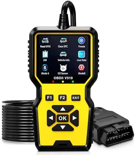 

V519 OBD2 Scanner with Reset - Fast Car Diagnostic Code Reader for 1996+ OBDII Vehicles