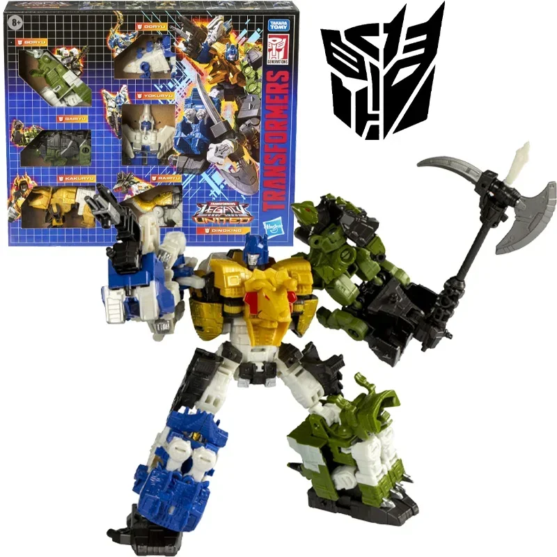 Hasbro Transformers Legacy: United Dinobot Dinoking Multipack (Doryu, Gairyu, Kakuryu, Goryu, Yokuryu, Rairyu) Model Toy Anime