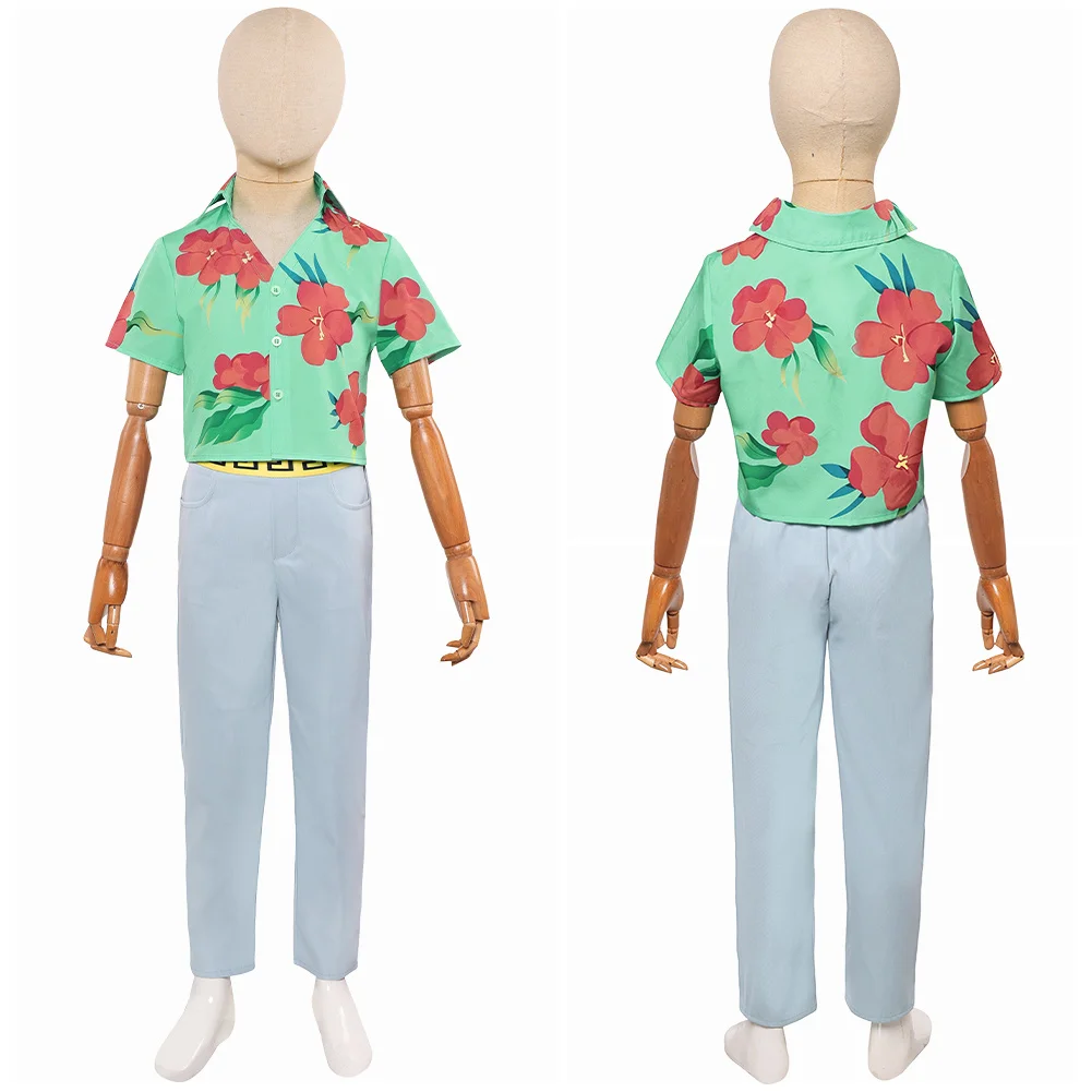 Kids Boys Jinu Abby Baby Mystery Romance Demon Kpop Hunters Cosplay Saja Boys Costume for Child Clothing Halloween Carnival Suit