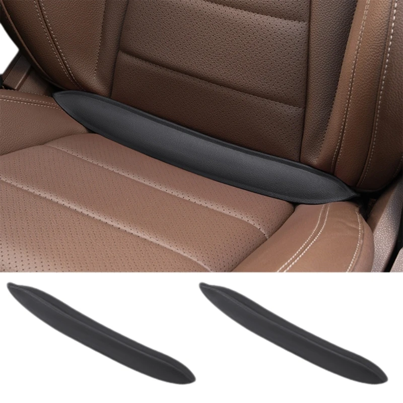 Car Seats Crevice Filler 2-Piece Set with Flexible Construction and Top Storage Channel for Cards, Keys and Loose Debris