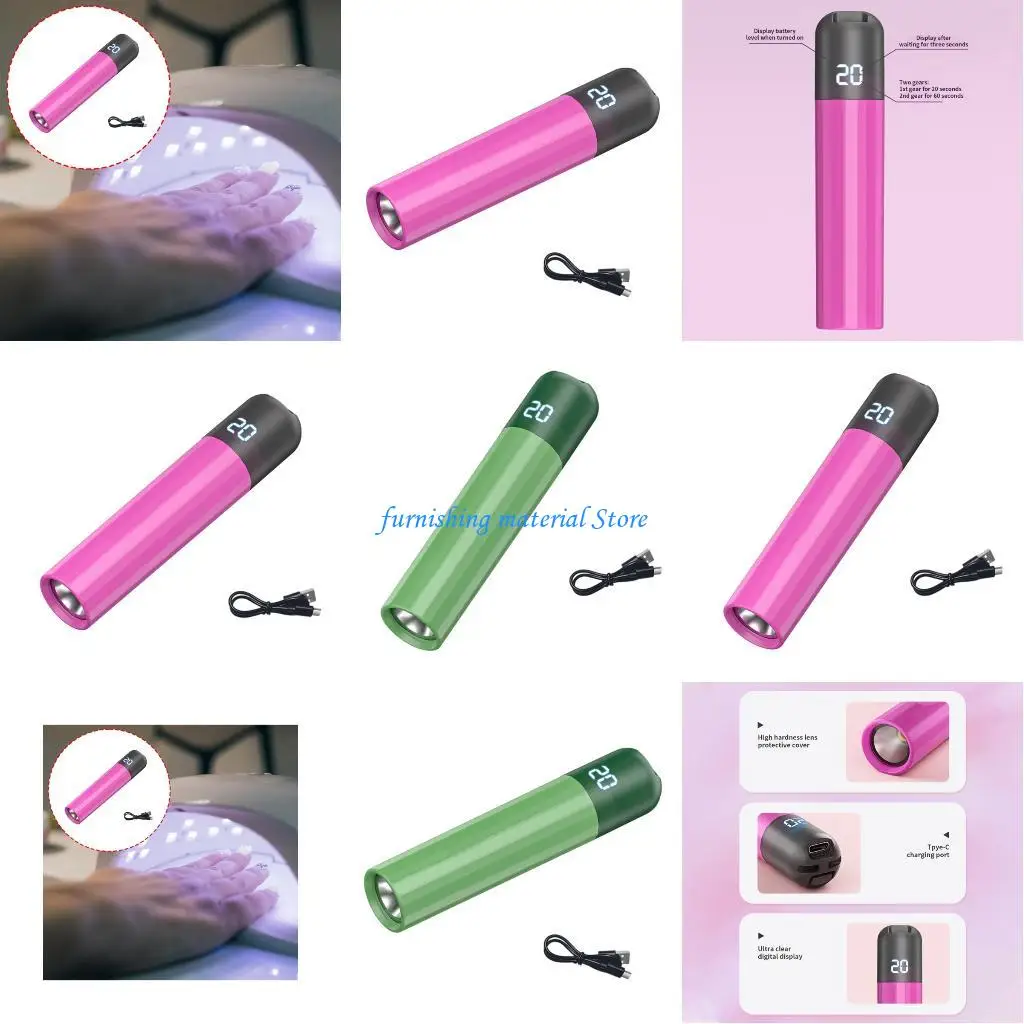 

Y5GD Manicure Curing Tool Fast Charging Tool Plastic Texture for Nail Art