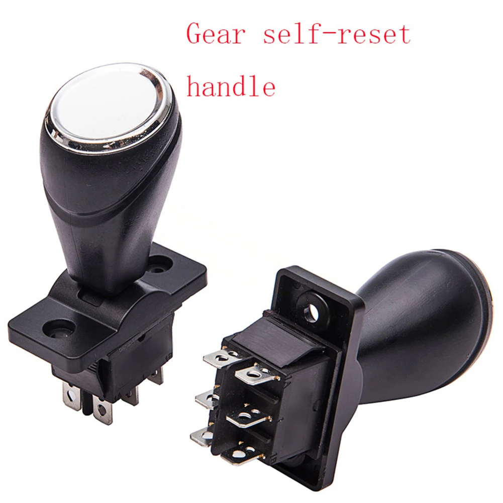 مفتاح هزاز لسيارة ممتص الصدمات للأطفال 12 فولت مع تحكم للأمام والخلف بالإضافة إلى وظيفة إعادة الضبط التلقائي 360 درجة