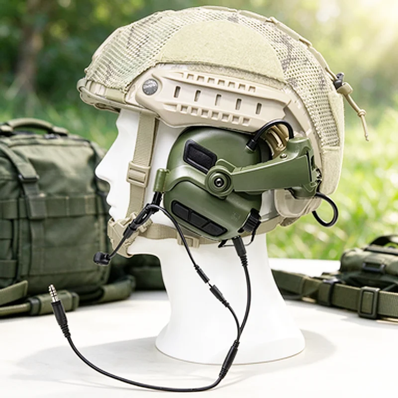 EARMOR - Tactical headphones, combat air gun shooting earmuffs, professional version electronic shooting earmuffs
