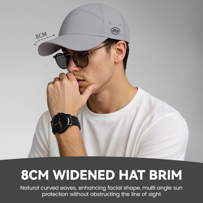 

ZRCE Sports Cap Lightweight Quick Dry Outdoor Running Fishing Golf Badminton Tennis Cap Unisex Adjustable Baseball Cap