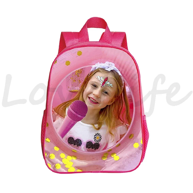 Como Nastya Kindergarten Mochila, Mochila Primária para Meninas Crianças, Kawaii Pequena Bookbag, Mochila de Crianças, Bagpacks Impermeáveis, Presente