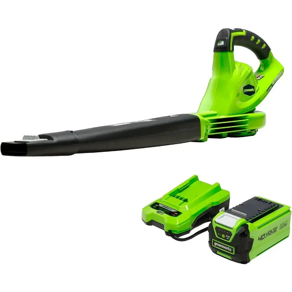 

A For 40V (150 MPH / 130 CFM) Cordless Leaf Blower, 2.0Ah Battery and Charger Included