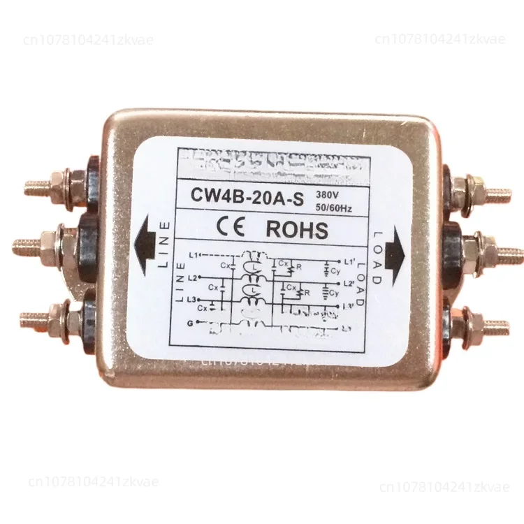 CW4B-20A-S three-phase three-wire power supply filter CW4B-10A30A-S 380V