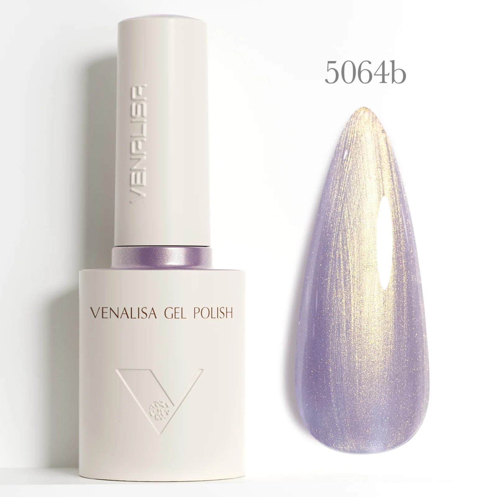 Venalisa Gel-Nagellack, 10 ml, Hema TPO-frei, Lila, Gold, Glitzer, Shinning, Soak Off, UV-LED-Gel, Nagelkunst, Gel-Lack, Nagelkunst