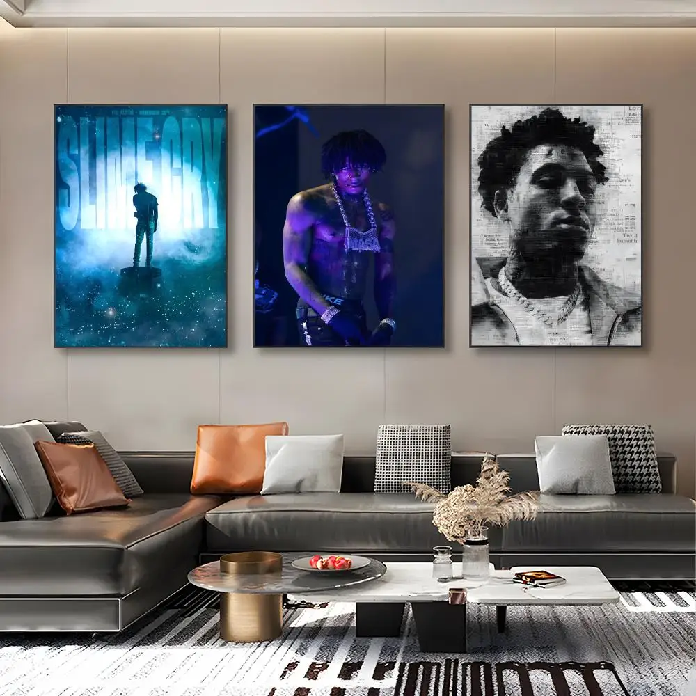Raw NBA YoungBoys Poster Modern art bathroom wall poster waterproof frameless decorative gift
