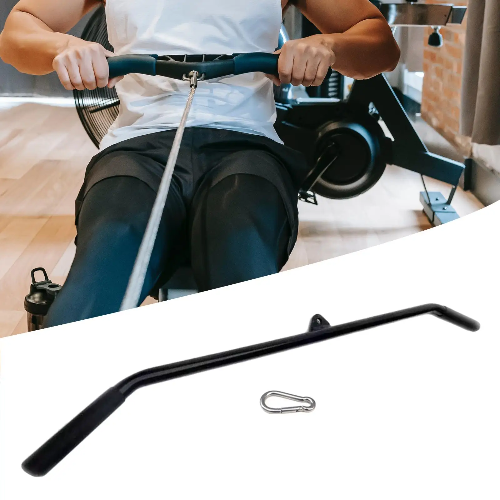 LAT Pull Down Bar Attachment Cable Attachment Device Rowing LAT Pulldown Bar