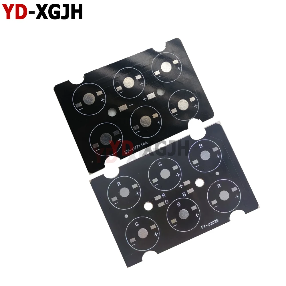 10PCS LED Aluminum Base Plate Black High Power Strip Substrate with 1W 3W 5W Light Beads for LED Lighting 3-6 Piece Set