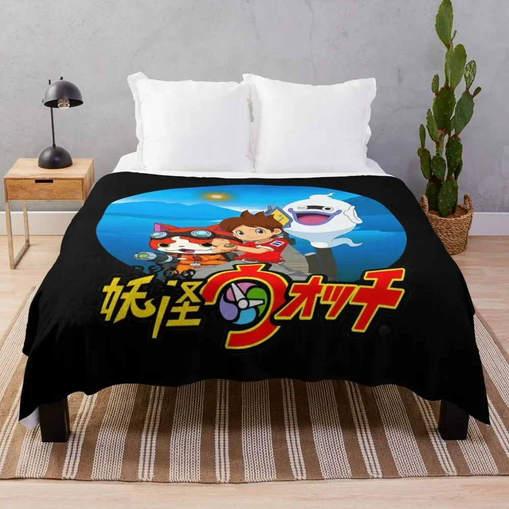 yokai-watch Throw Blanket Personalized Gift Large Flannel Blankets