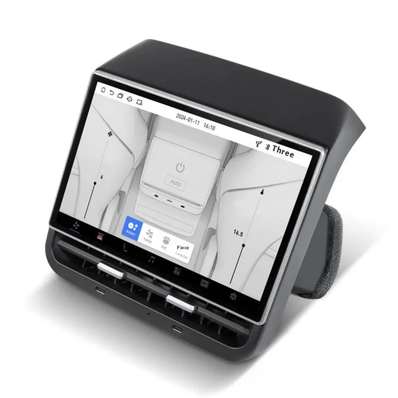 شاشة التحكم الترفيهي الخلفي Tesla-Model Y/3 إصدار 4G مقاس 8.66 بوصة شاشة عرض ذكية معدلة مع وظائف محسنة #6