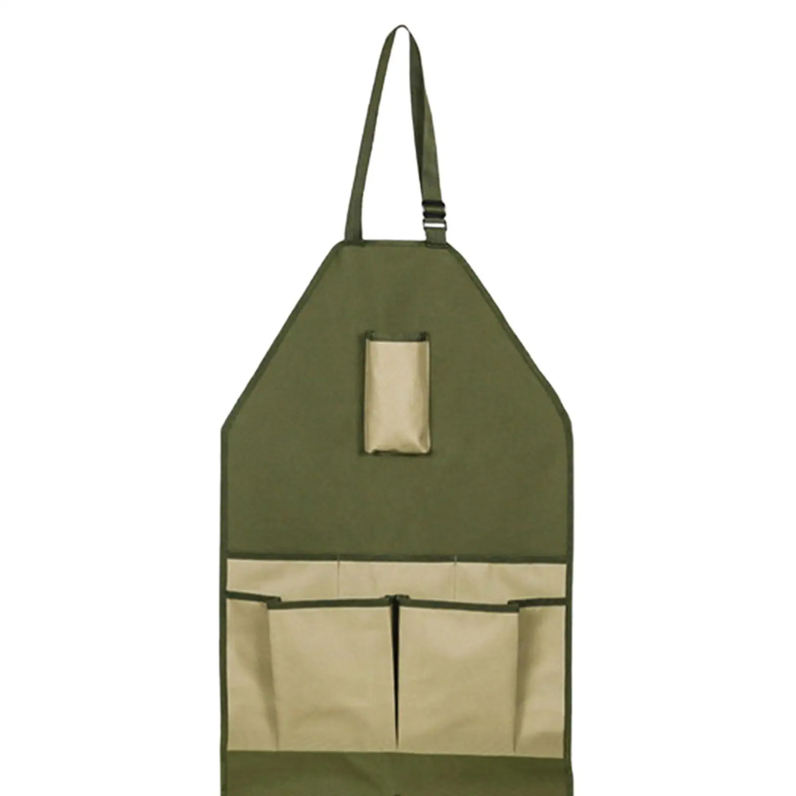 Garden Apron Multifunction Army Green with Khaki Harvest Apron Work Tool for Pruning Harvesting Gardening Outdoor Orchard Adult