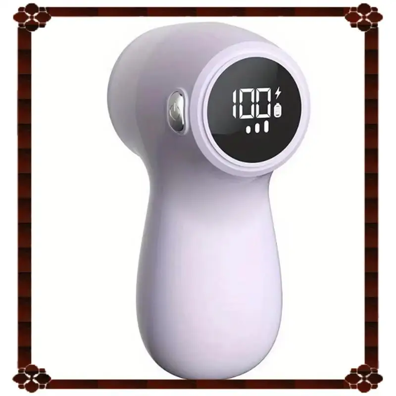 

USB Rechargeable Portable Fabric Shaver with LED Display, Fluff Pellet Remover, Clothes Hair Ball Trimmer
