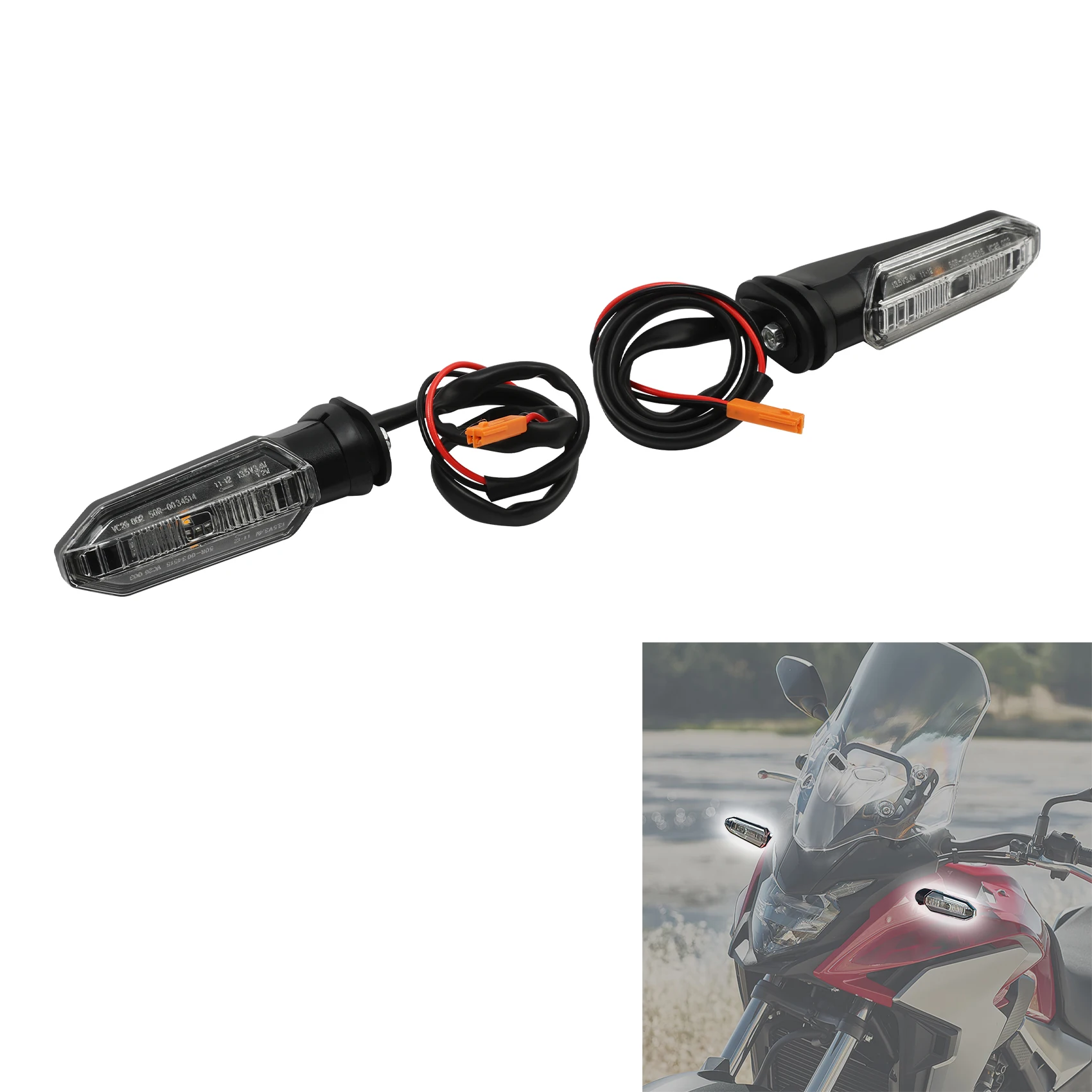 

LED Turn Signals Lights Fit For Honda CB500X CB500F CB650R CBR650R CBR500R ADV150 2019-2023 XADV750 2017-2023 NC750X 2021-2023