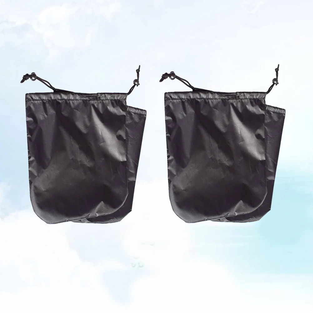 

4 pcs 33X27 Cm Universal Car Side Mirror Covers Waterproof Snowproof Rearview Mirror Protector Oxford Cloth Durable Outdoor Use