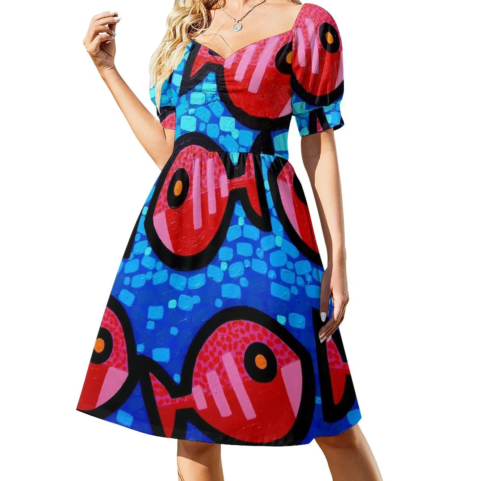 

9 Happy Fish Dress Woman clothing summer dresses women 2023 dresses for women 2023 luxury designer party bandage dress