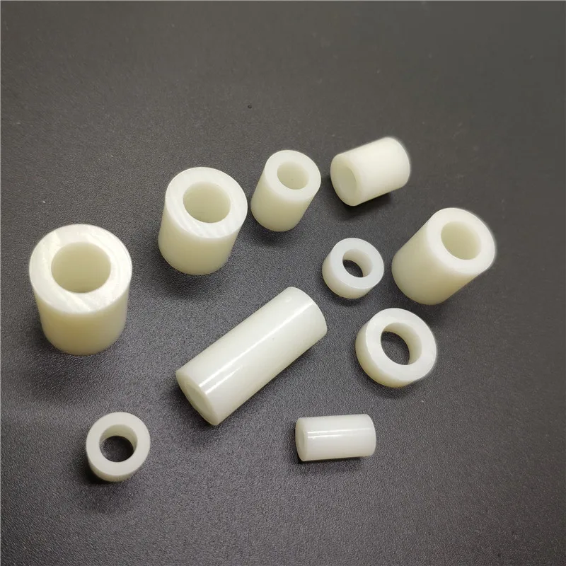 100Pcs M3 M4 M5 Nylon Plastic Rround Pillar Pcb Board Spacer Standoff Non-Threaded Wit Abs Hollow Standoff wasmachine