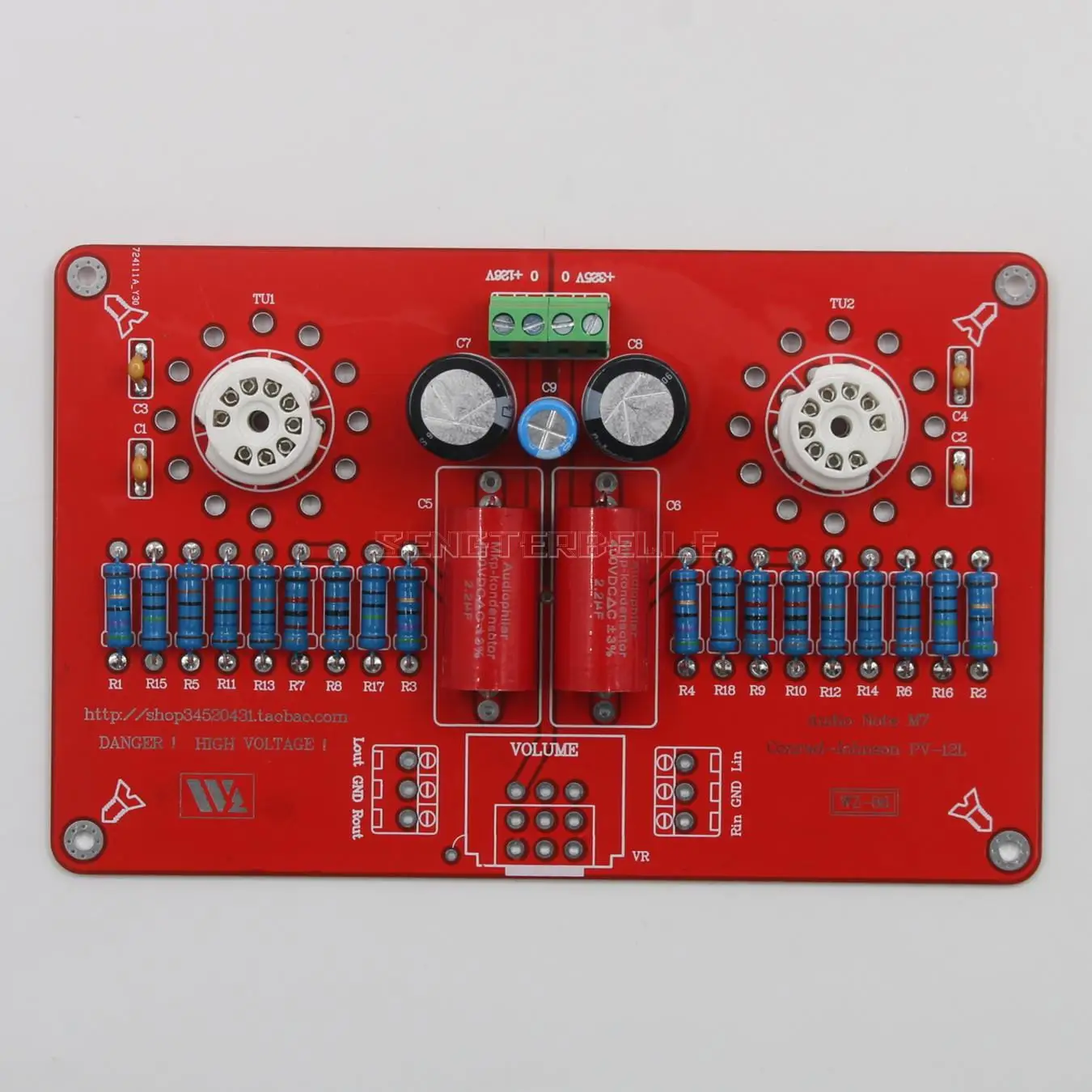 WZ-86 Basierend auf Conrad-Johnson PV12 Verstärker Schaltung 12AU7 Rohr Vorverstärker Board Kit & PCB