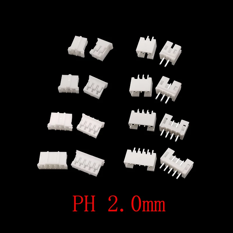 230-Piece Electrical Terminal Kit – XH2.54 2.54mm Pitch JST Connectors, 2/3/4/5 Pin Housing & Crimp Set For Wiring Projects