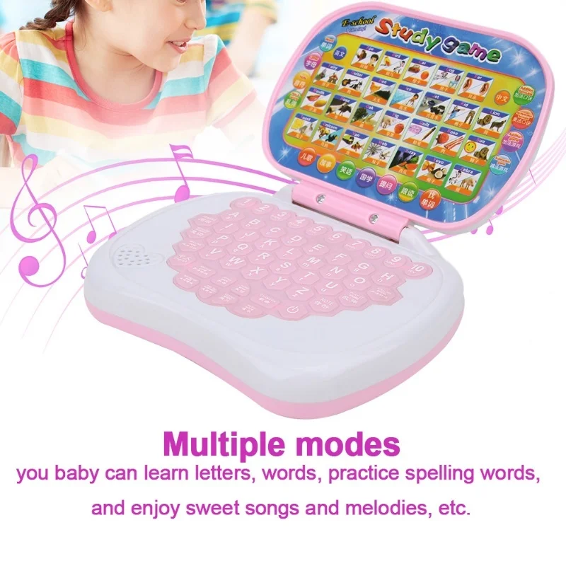 Computer Machines Kids Toy Multifunctional Laptop Tablet Learning Educational Game