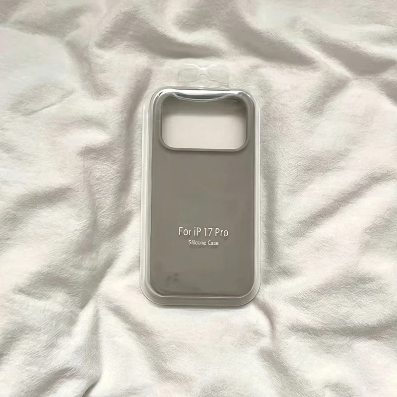 Modische Original Flüssigsilikon-Hülle mit Soft-Touch-Gefühl für iPhone 18 Pro 17 Air 16 15 14 Plus 13 Pro Max Vollschutz Anti-Sturz-Cover