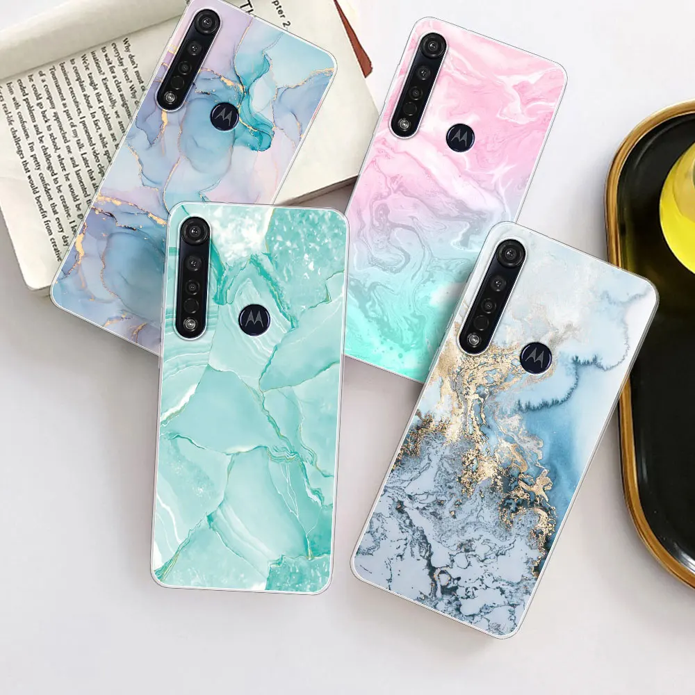 Funda de teléfono para Motorola Moto G8 Plus, carcasa transparente de silicona suave TPU para Moto G8 Play /G8 Power Coque para Moto G8 Power Lite
