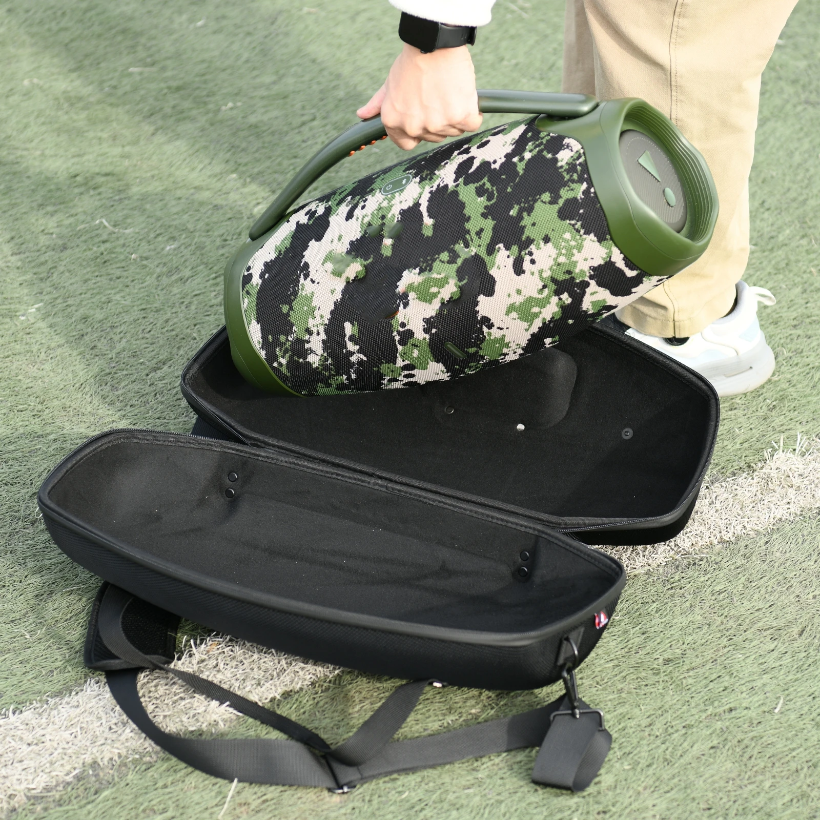 

Black Storage Bag for JBL Boombox 1/2/3 Speaker Seismic and Anti Drop Dustproof Bag with Shoulder Strap