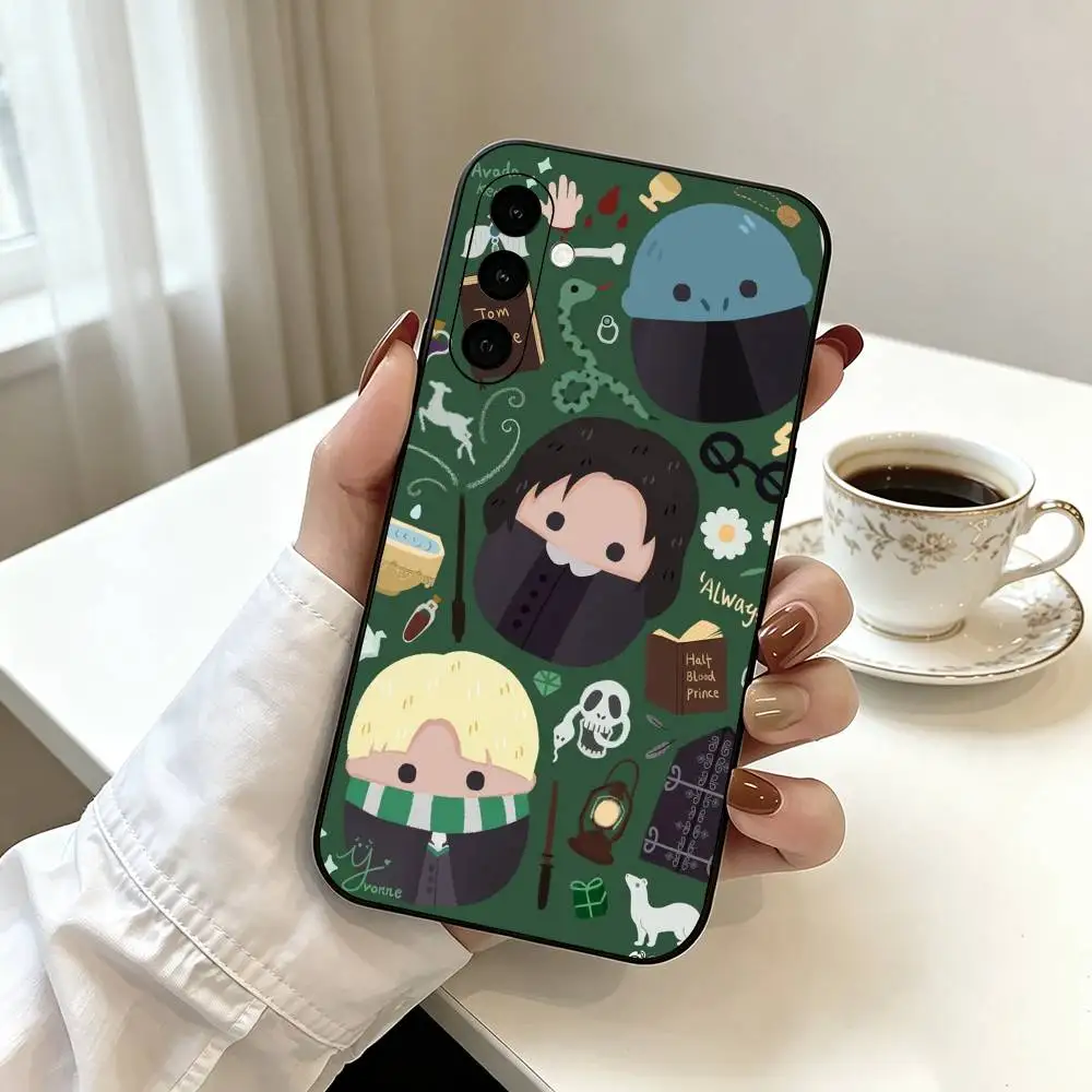 Magic H-Harry-es P-Potters W-Wand  Phone Case Black Silicone Soft For Samsung Galaxy A73,A72,A71,A70,A53,A52,A51 view 4