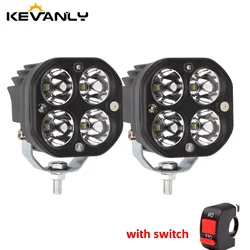 Motorcycle Led Work Light 12V Fog Light Spotlight DRL For Car 4x4 Off Road ATV SUV Motorcycle Trucks Tractors Boat Headlights