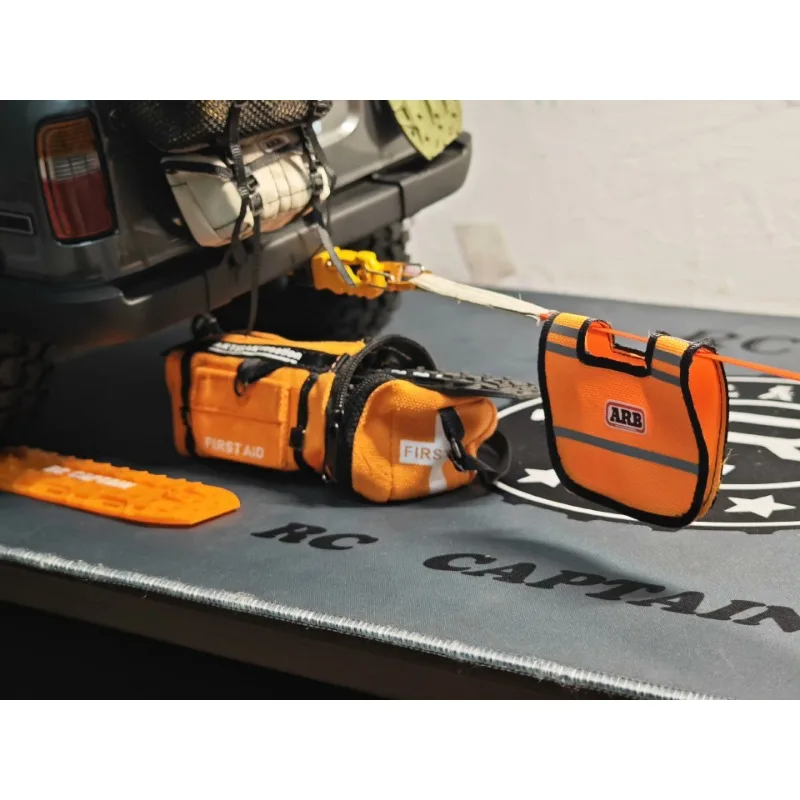 จําลองหนีแผ่น Tow Hook ชุดกู้ภัยตกแต่งสําหรับ 1/10 1/8 RC Crawler รถ TRX6 RC4WD D90 AXIAL SCX10 TRX4 MK07 ถัง 300