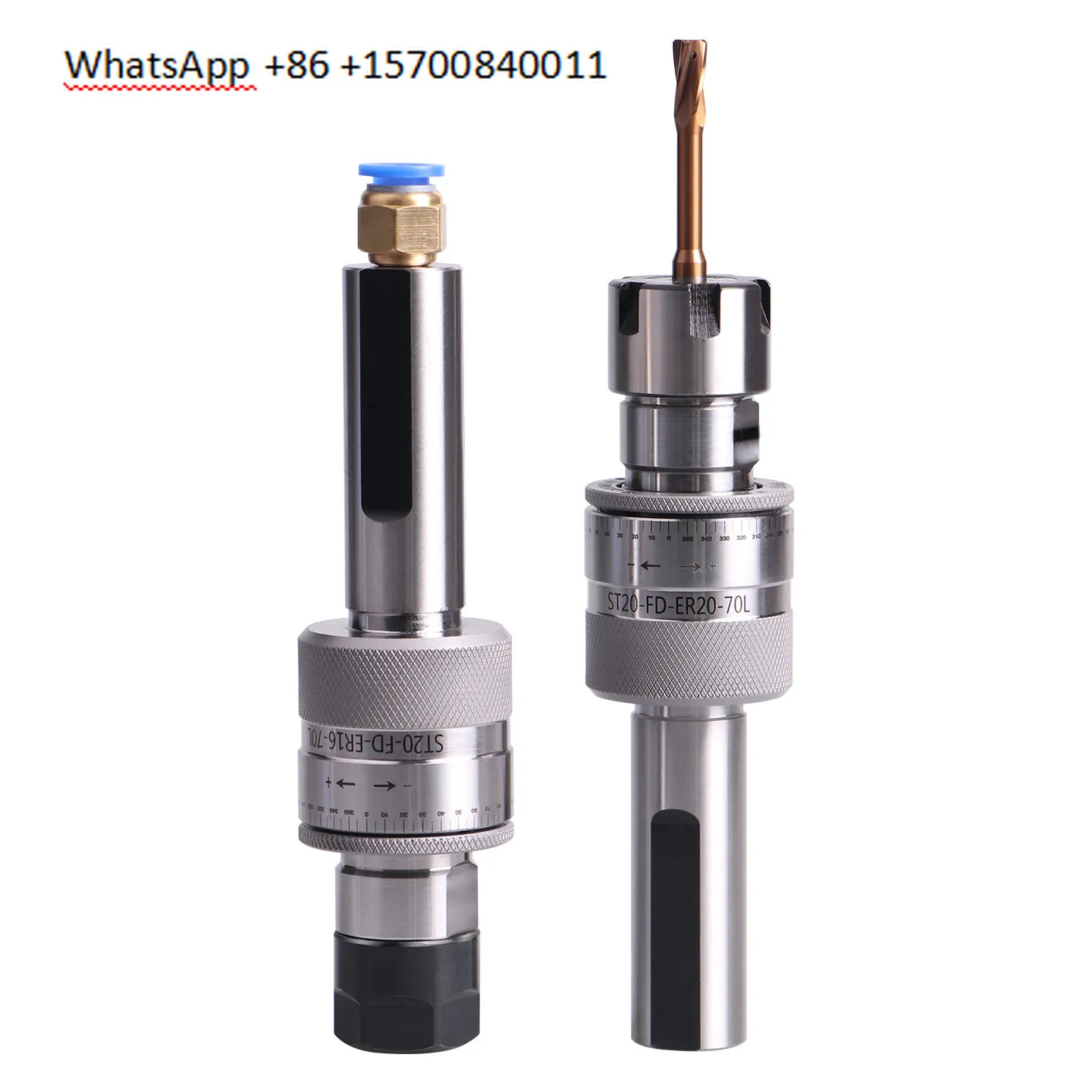 Adjustable radial 360 ° floating reamer shank centering machine, inner outlet floating reamer rod