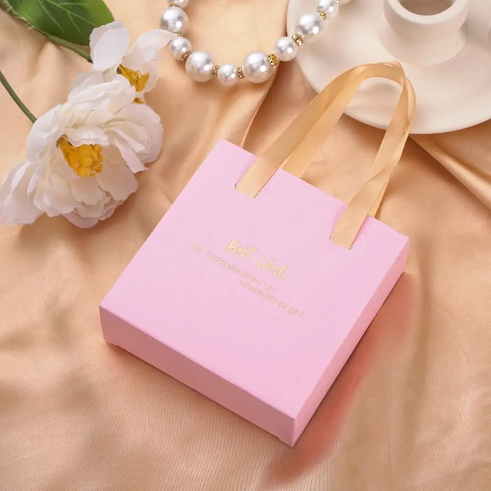 Necklace Carton Jewelry Drawer Box Paper with Handle Jewelry Box Slide Jewelry Storage Packaging Organizer Case Wedding Travel