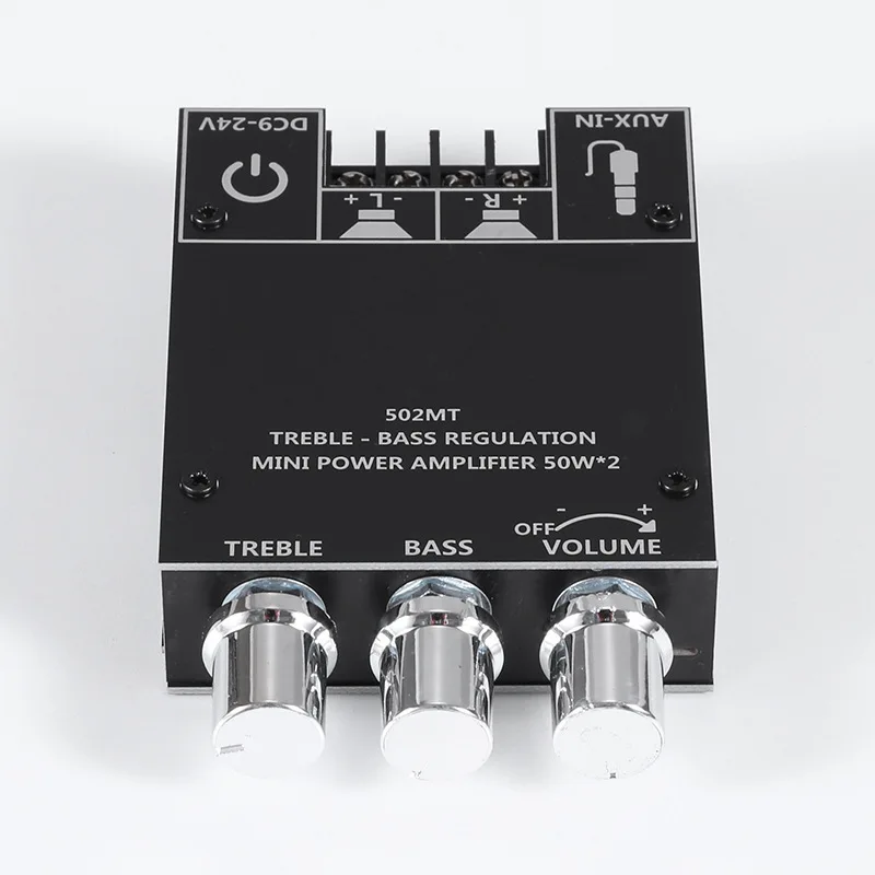 ZK-502MT Modulo scheda amplificatore di potenza HIFI digitale audio stereo Bluetooth 2.0: efficiente, compatto, 50 W * 2, controllo bassi e acuti