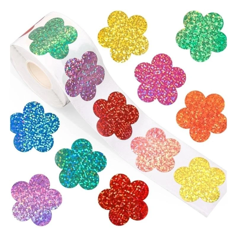 Dxab 500pieces Sparkling Sealing Sticker для скрапбукинга