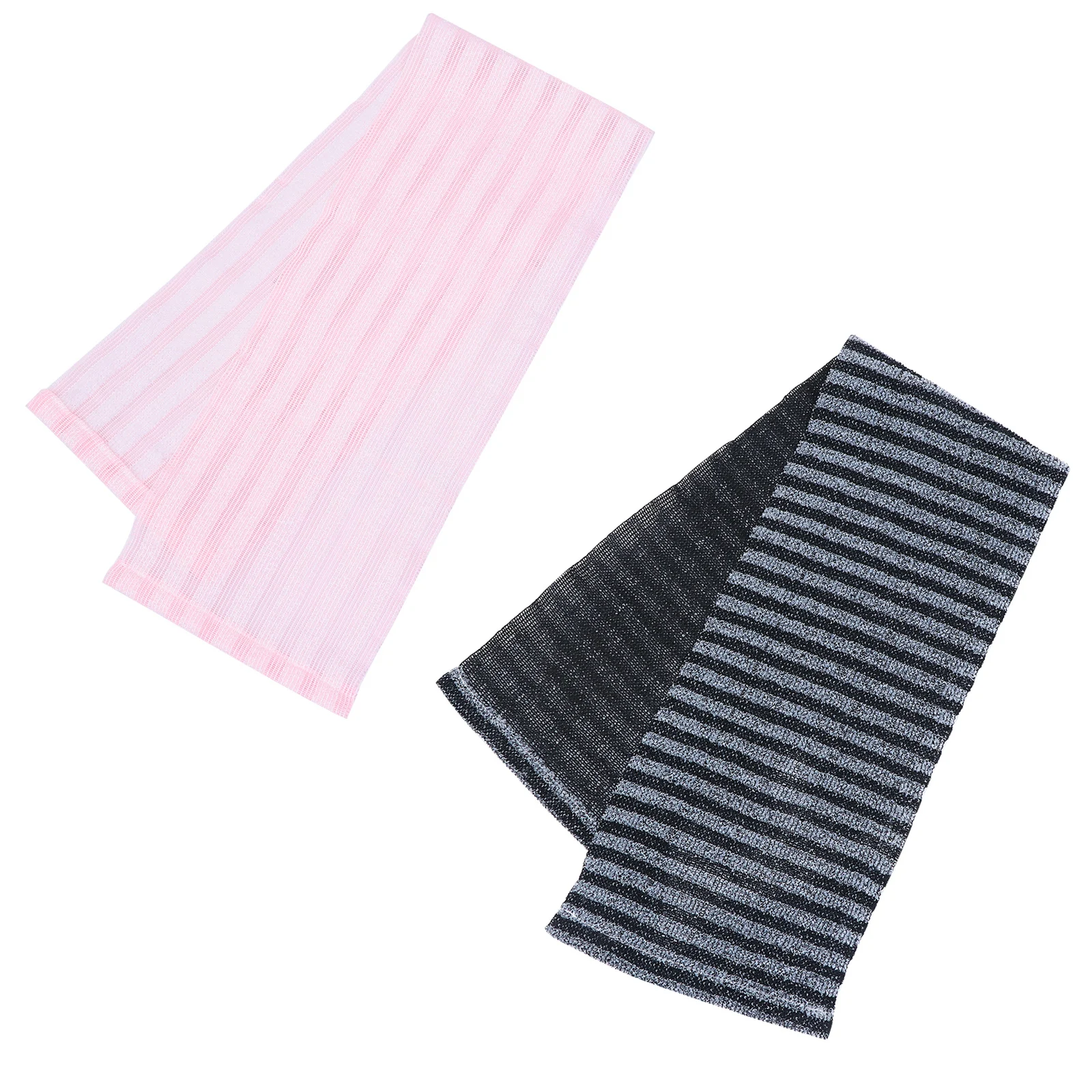 

2Pcs Exfoliating Scrubber Bath Cloth Long Straps Easy Clean Body Shower Tool Exfoliating Bath Cloth Washcloths