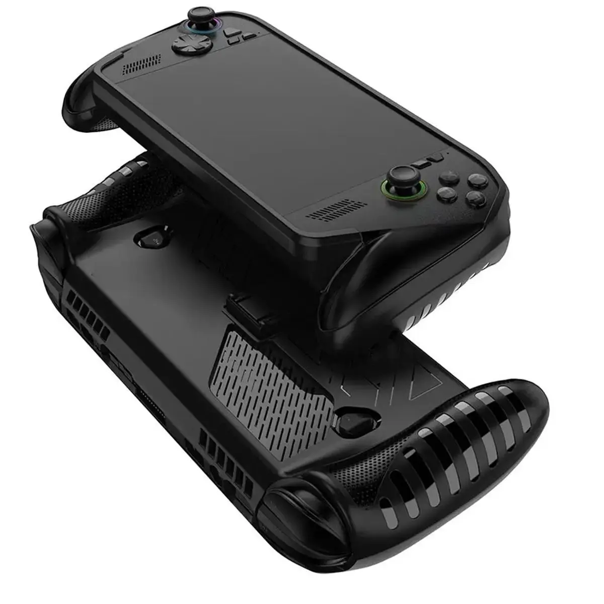 For Ally X Handheld TPU Protective Case with Back Bracket Non-Slip and Anti-Fall Protective Cover