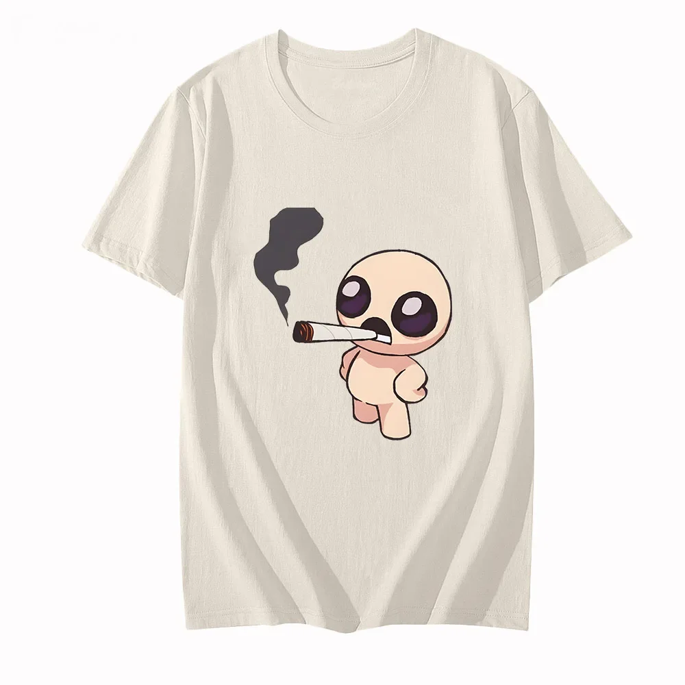 Printing Tee-shirt High Quality Tshirt Game The Binding Isaac T-shirt Cartoon Graphic Aesthetic Clothes Short Sleeved Streetwear