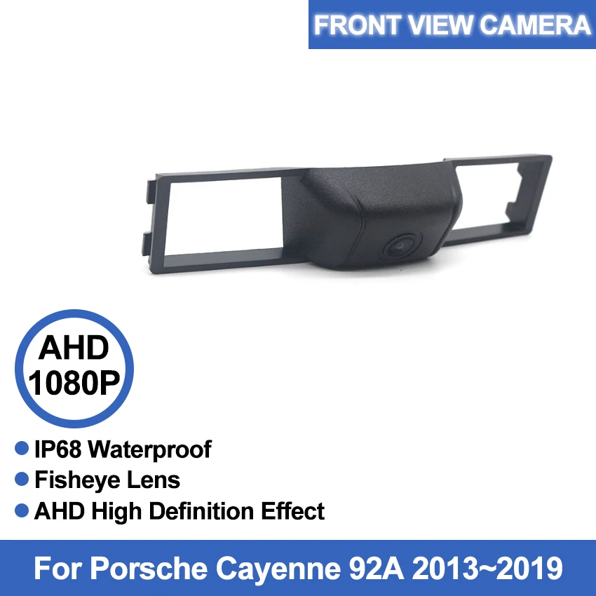 

Parking Accessories Logo Car Front Camera For Porsche Cayenne 92A 2013~2017 2018 2019 Waterproof Night Vision CCD high quality