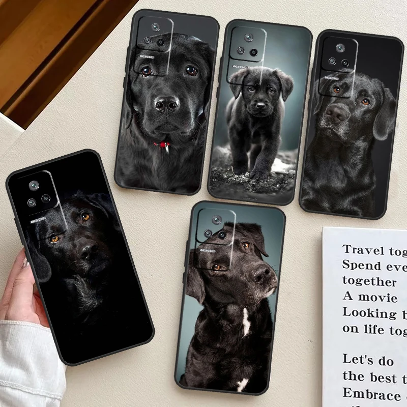 Labrador Puppy Dog Case For POCO X6 Pro X3 X5 F5 M6 Pro F3 M5s Cover For Xiaomi 13T Pro 14 11T 12T 12 13 Lite