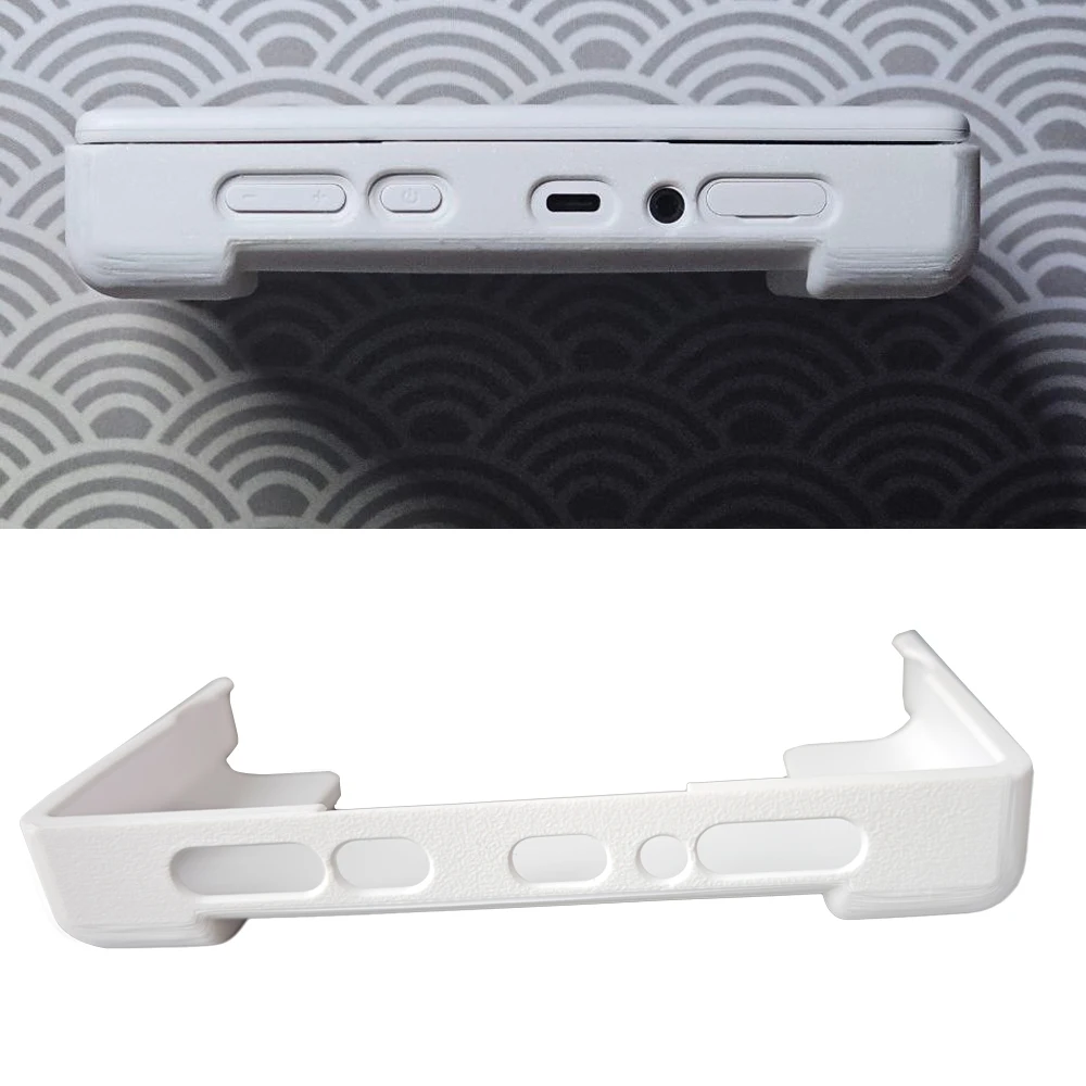 ل AYN THOR PLA + مقبض تحكم DIY 3D مطبوعة قبضة مقبض ل AYN THOR لعبة وحدة التحكم عقد مقبض تصميم مريح الأبيض